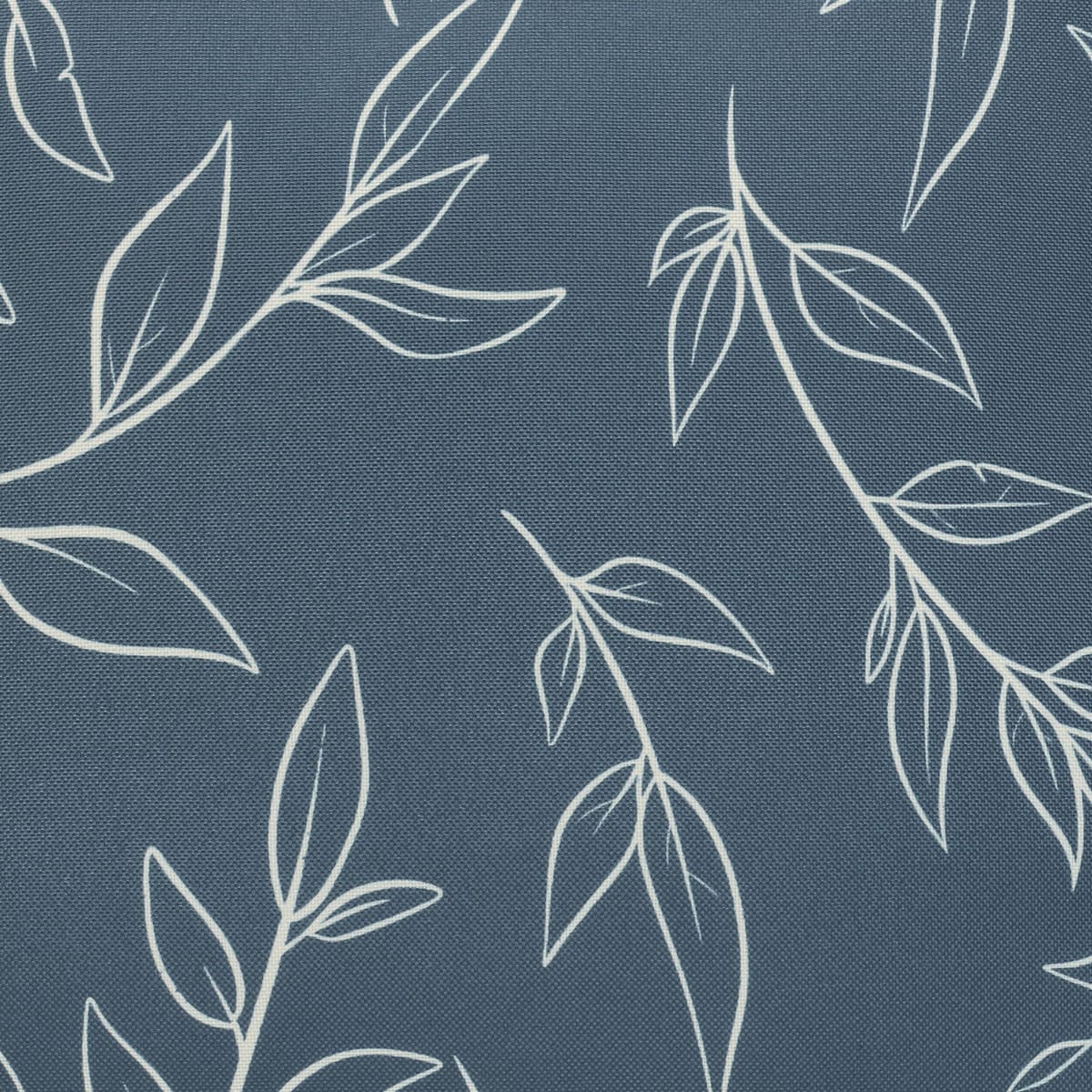 Square Cushion 18x18 in - Blue Leaf Print