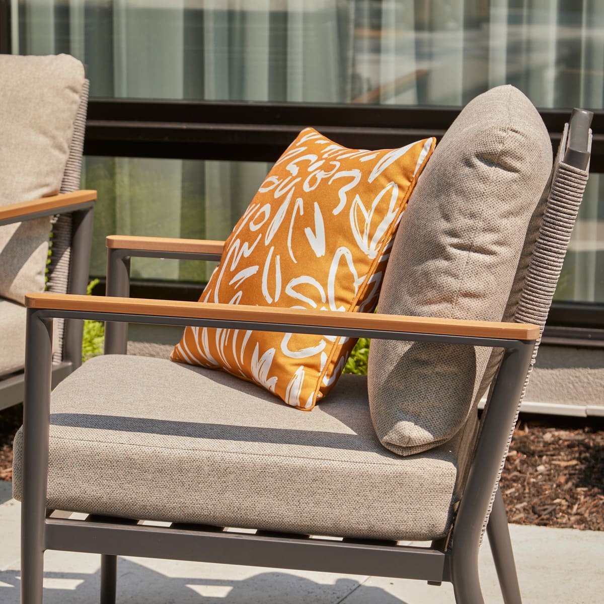 Square Cushion 18x18 in - Yellow Digital Print