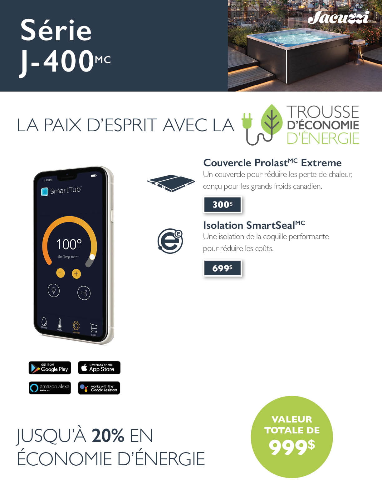 Spa J-495 Platinum - Brushed Gray