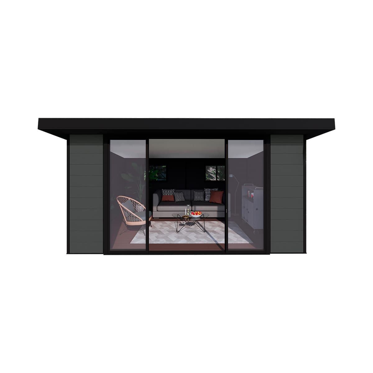 OASIS Shed - Ash Stone 16' x 12'