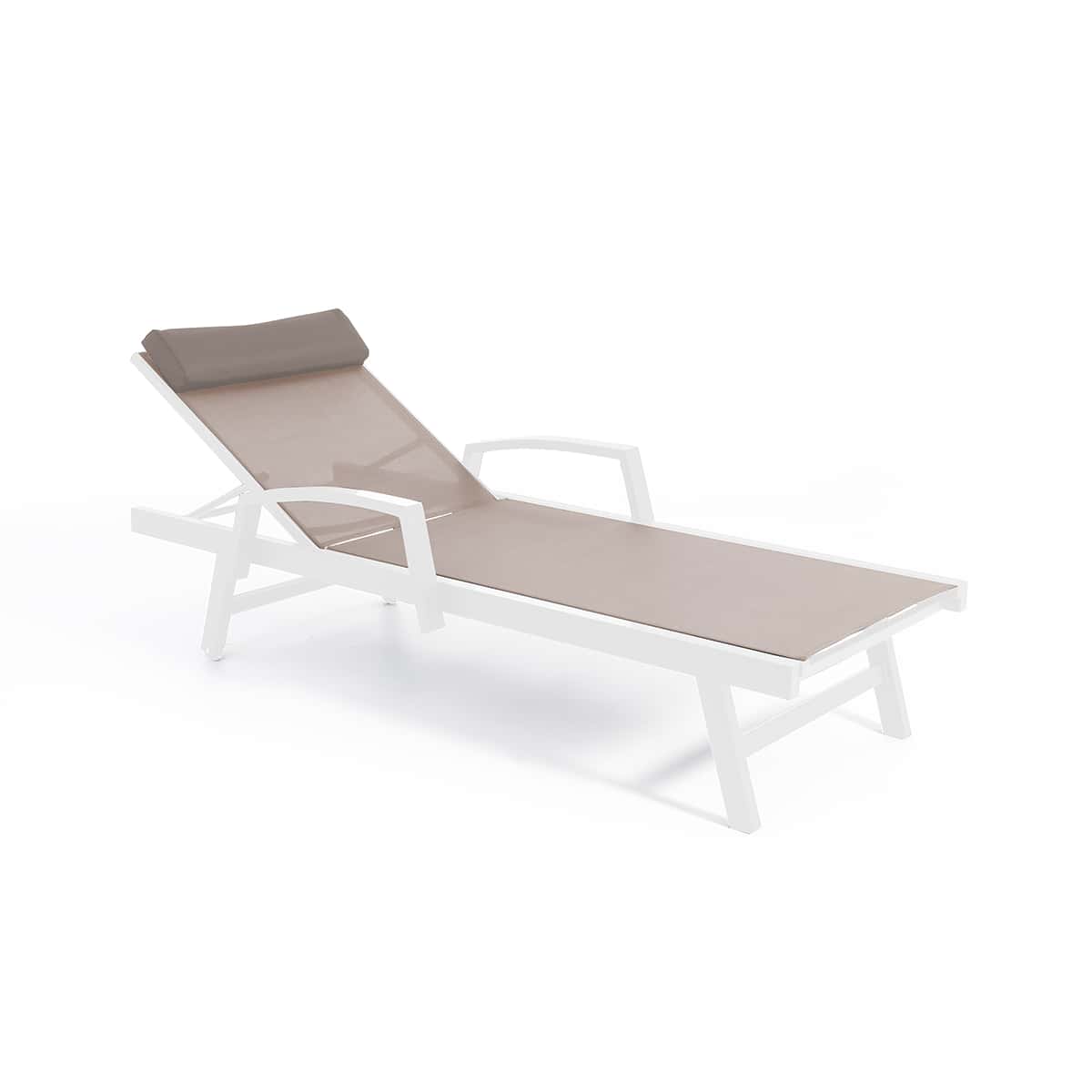 Chaise longue Provence - Blanc