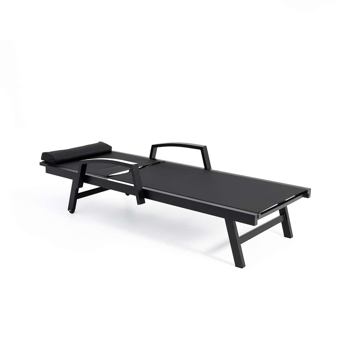 Chaise longue Provence - Noir