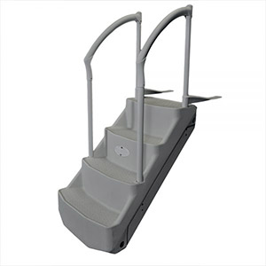 Pool step dark gray La Voie Royale