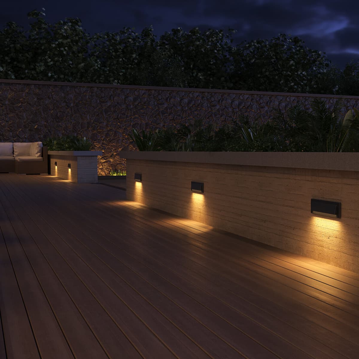 Set of Three Mason Smart Brick Lights
