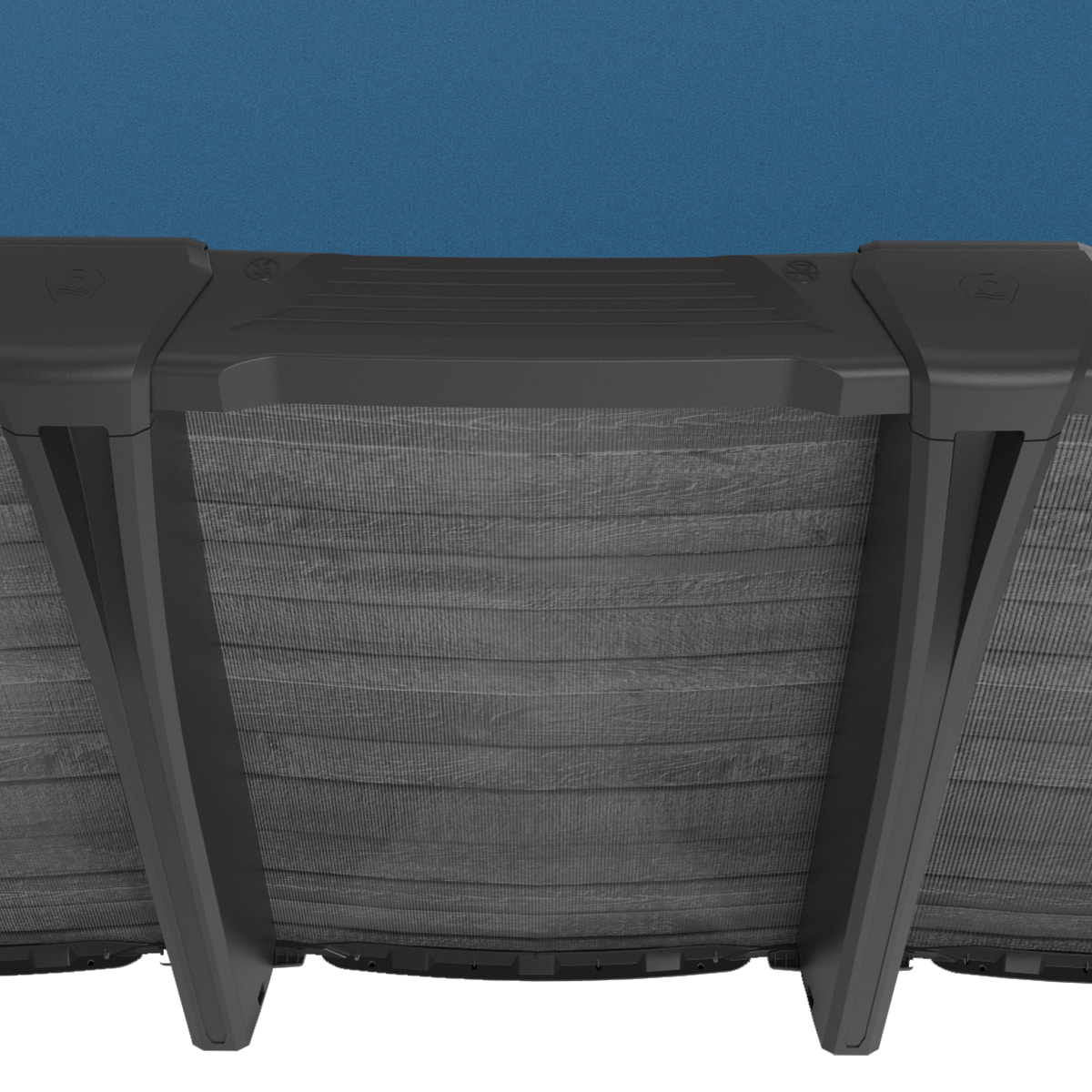 Pine Concrete above ground pool - 15'x30' Oval