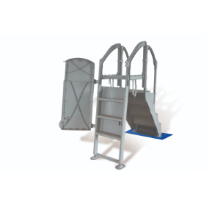 Ladder with Exterior Strap Attachment