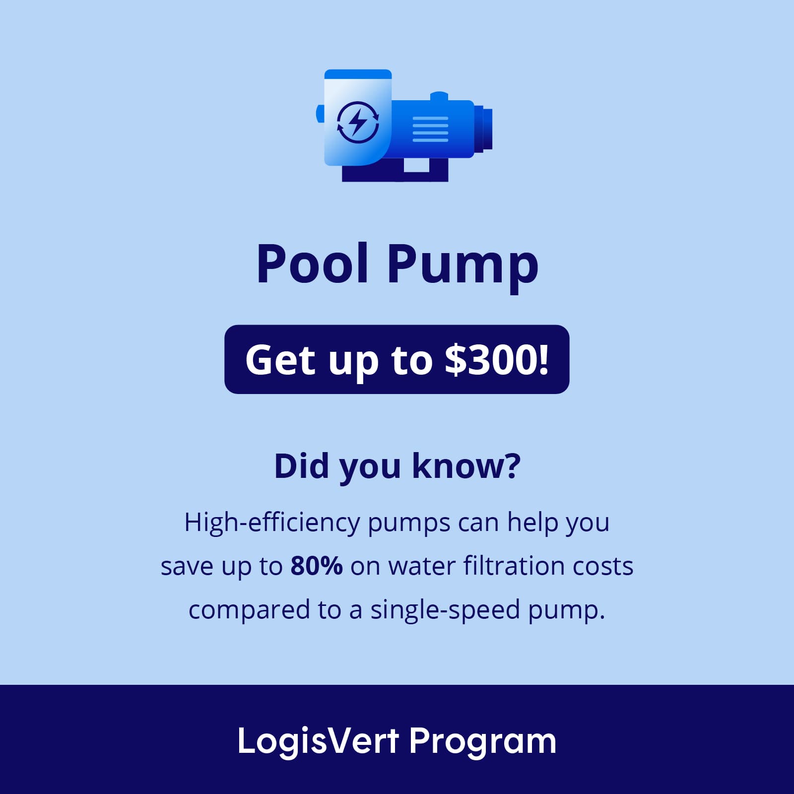 Pompe AI 2HP à vitesse variable - Piscine creusée