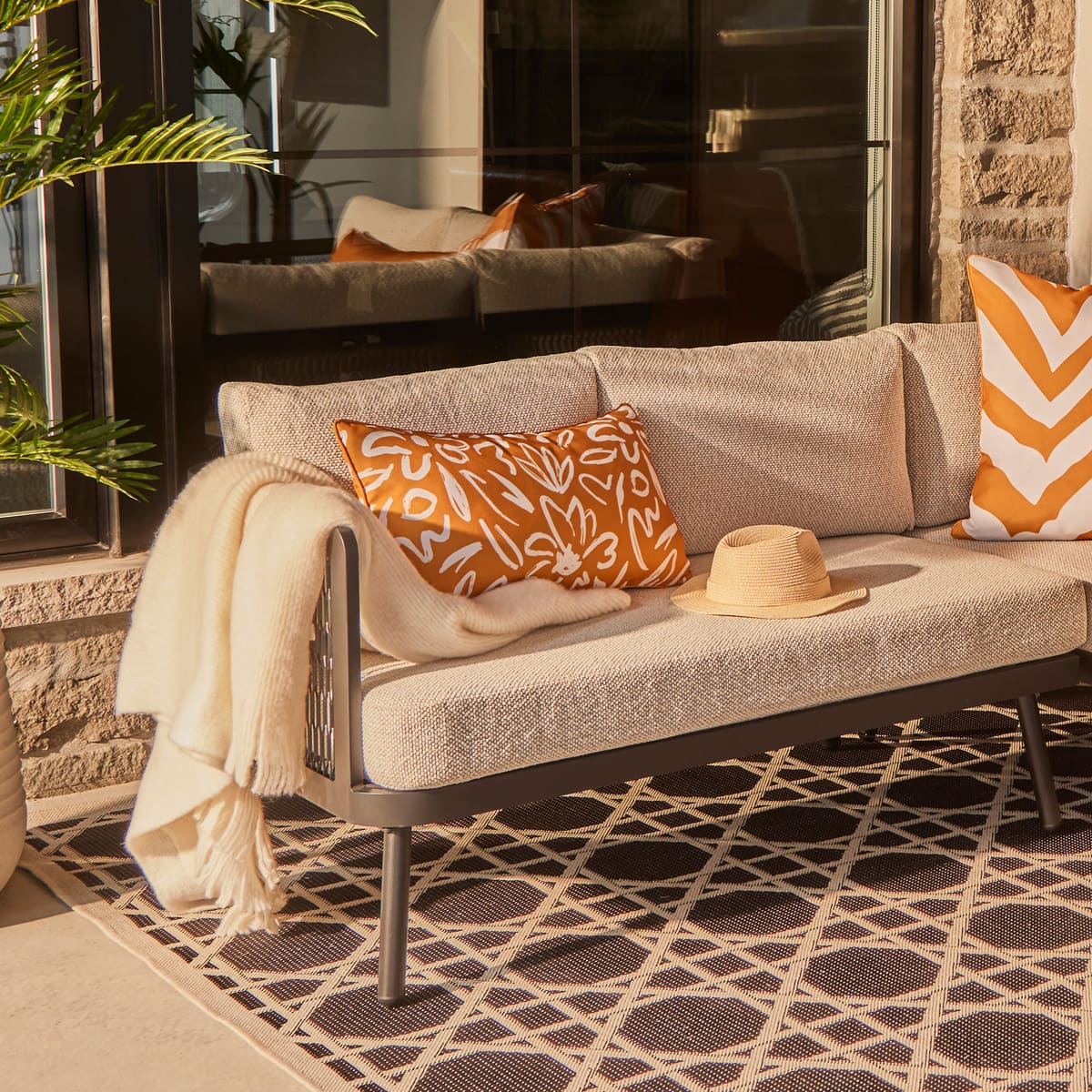 Lumbar Cushion 14x26 in – Yellow Floral