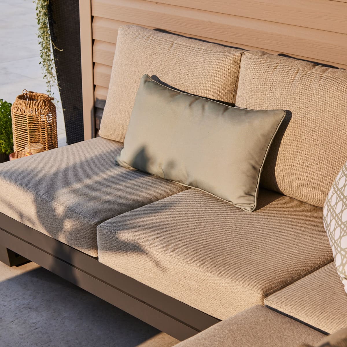 Coussin lombaire 14x26 po - Sauge