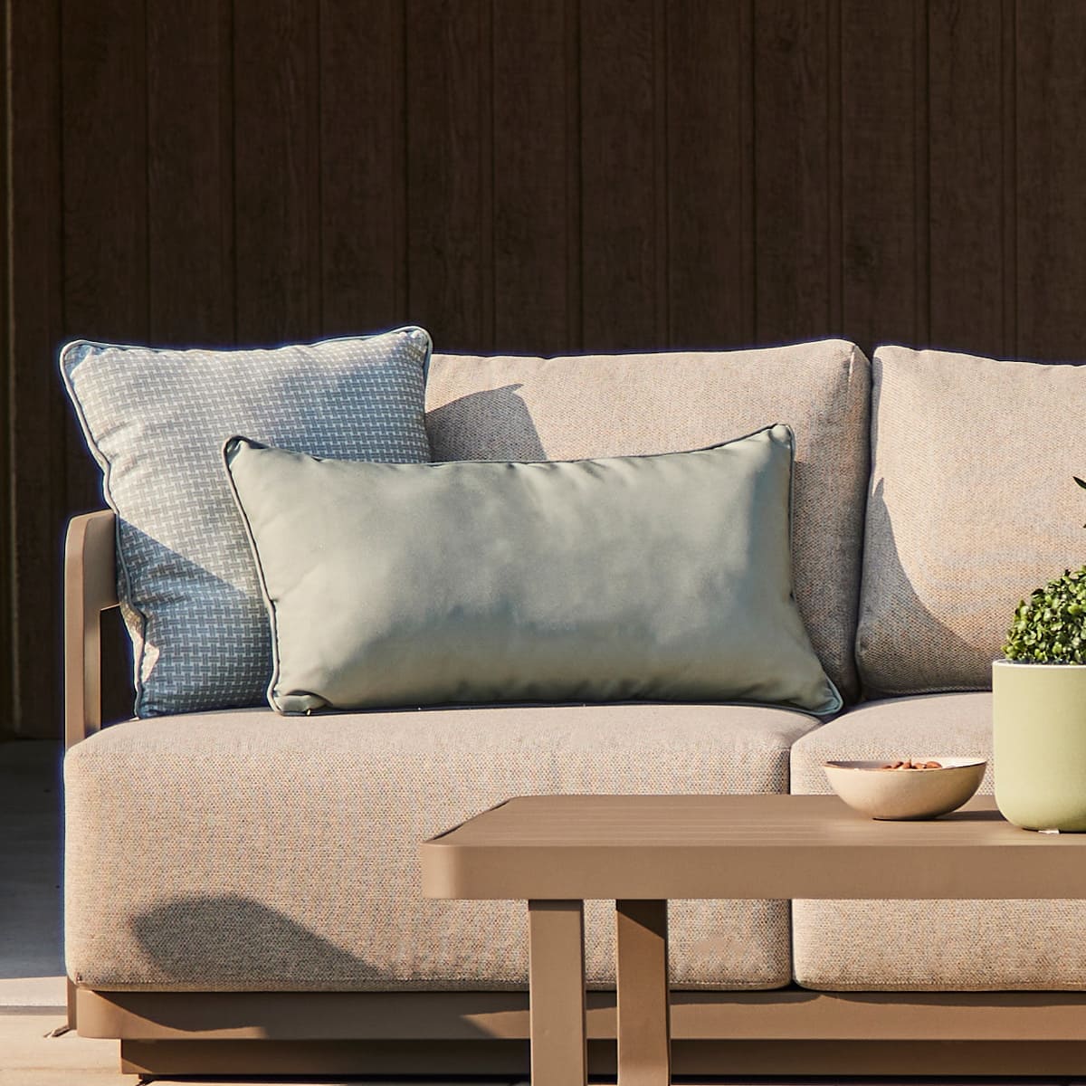 Coussin lombaire 14x26 po - Sauge