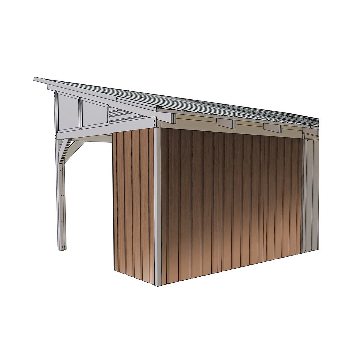Wall Panel Set for Oslo Veranda - Espresso