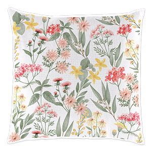 Square Cushion 24x24 in - Bouquet