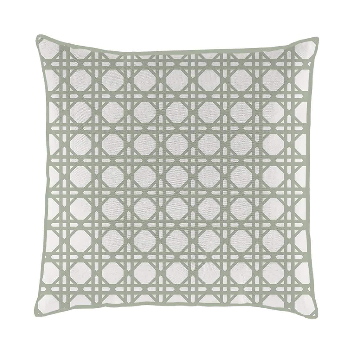 Square Cushion 18x18 in - Rattan sage