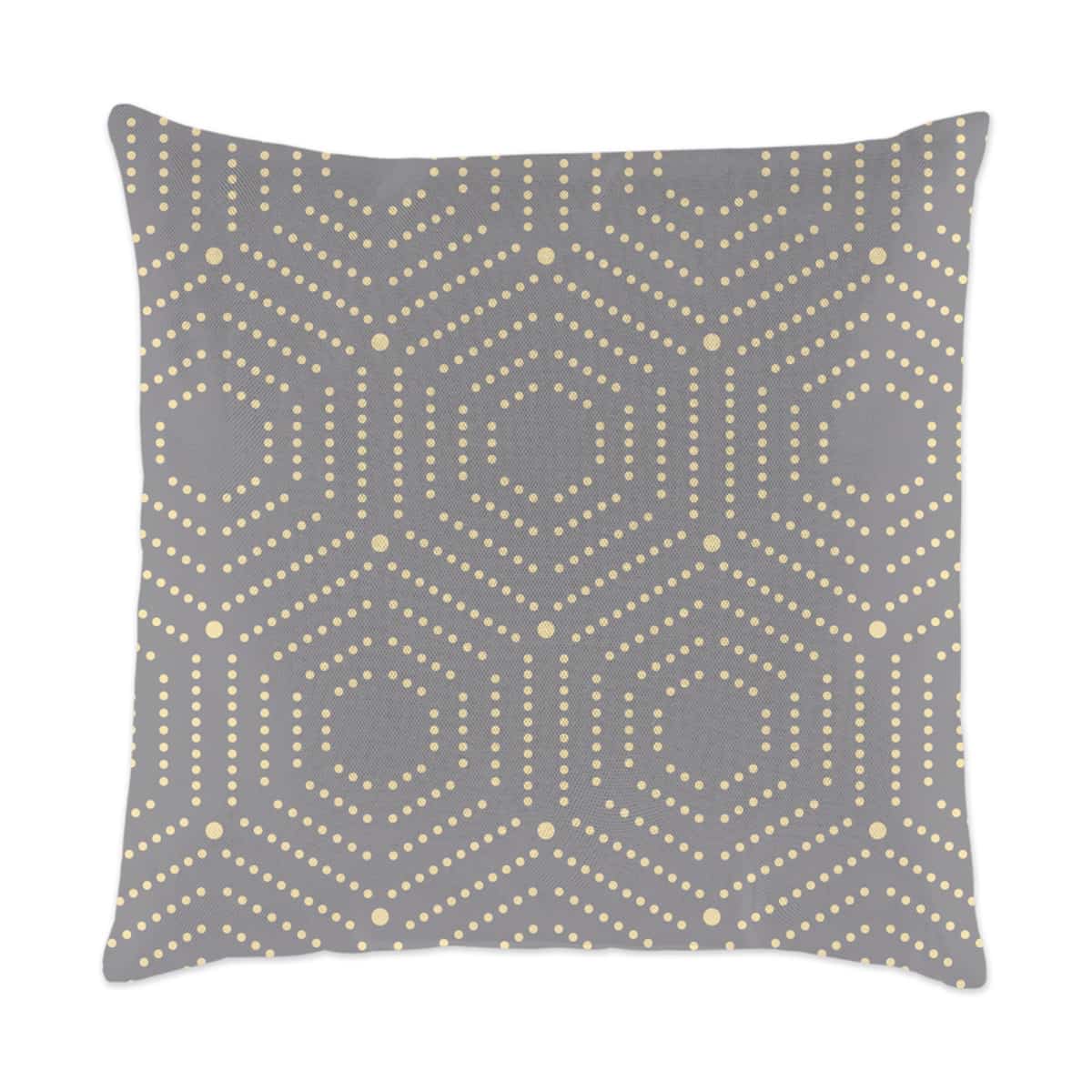 Coussin carré 18x18 po - Ruche