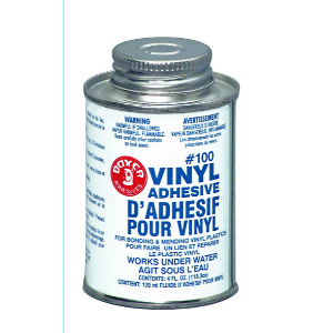 Ensemble réparation colle vinyle pour piscine 4 oz