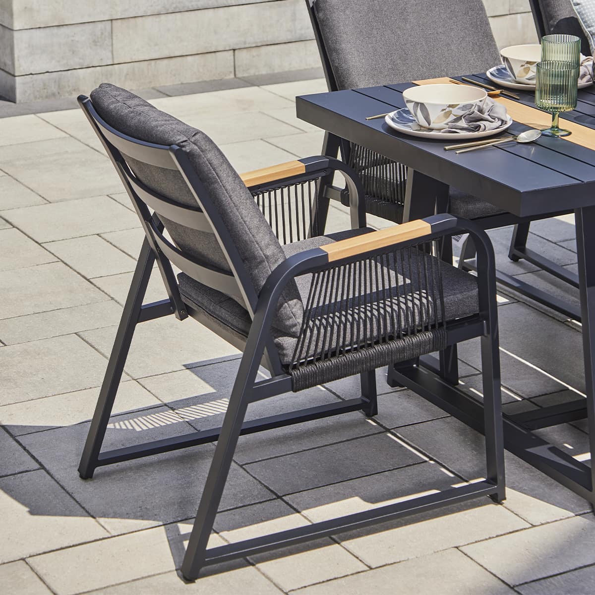 Ensemble à dîner Baltic - 6 chaises et table