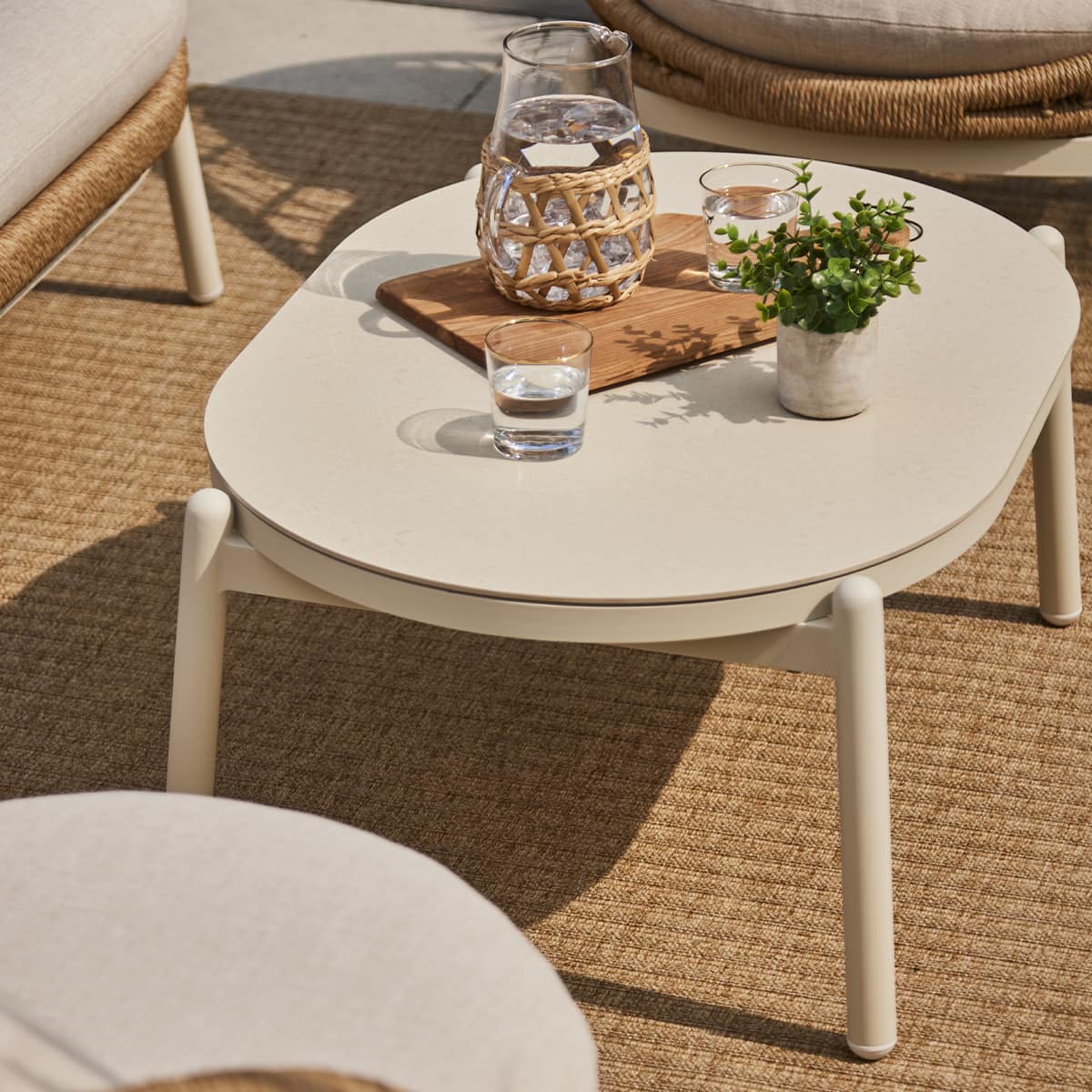 Ensemble conversation Kaya - Crème