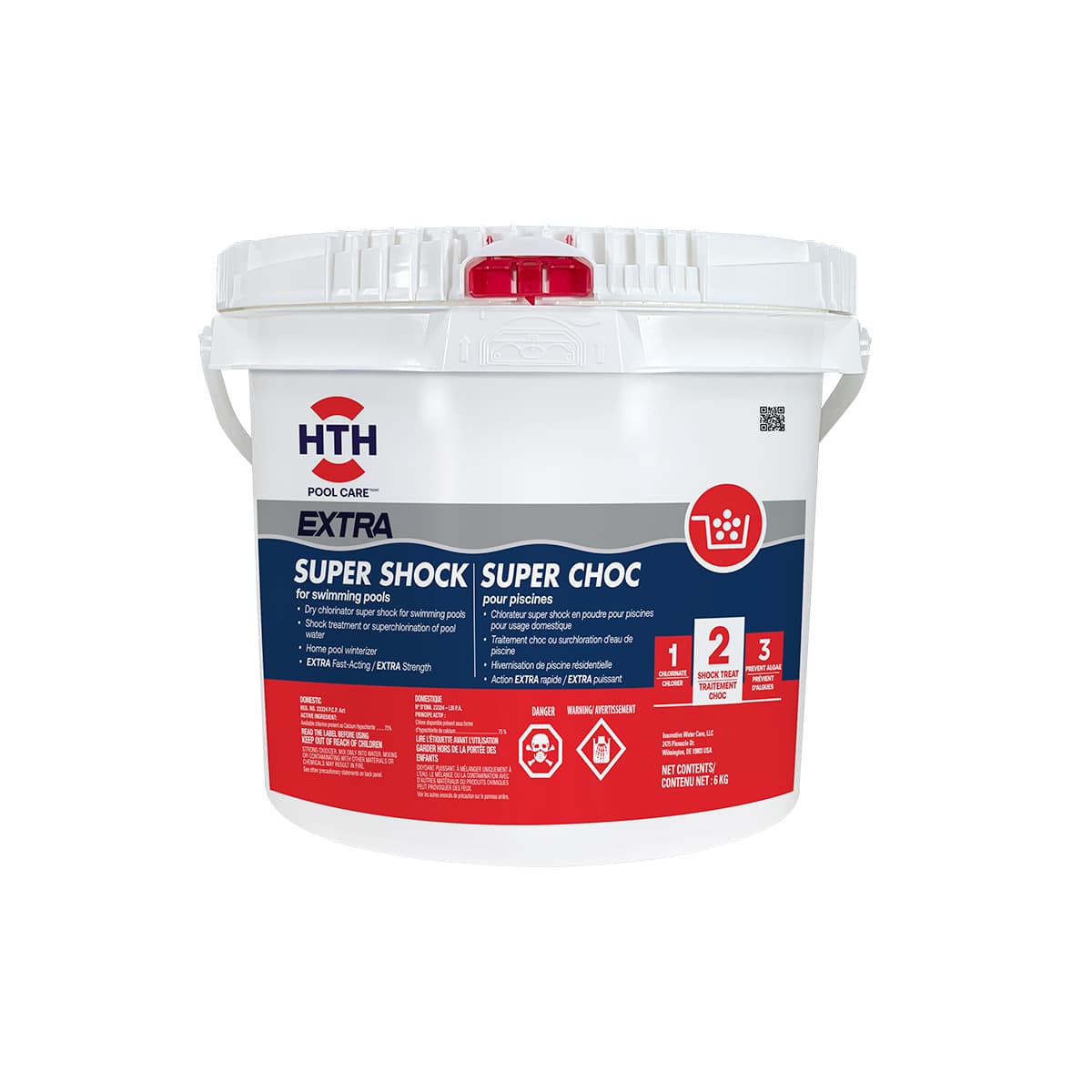 Chlore granules HTH Extra Super Choc - 6 Kg