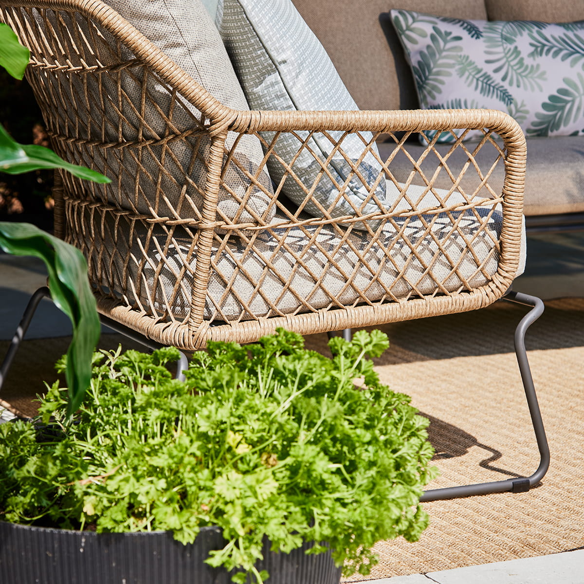 Iris Conversation Set with Coffee Tables