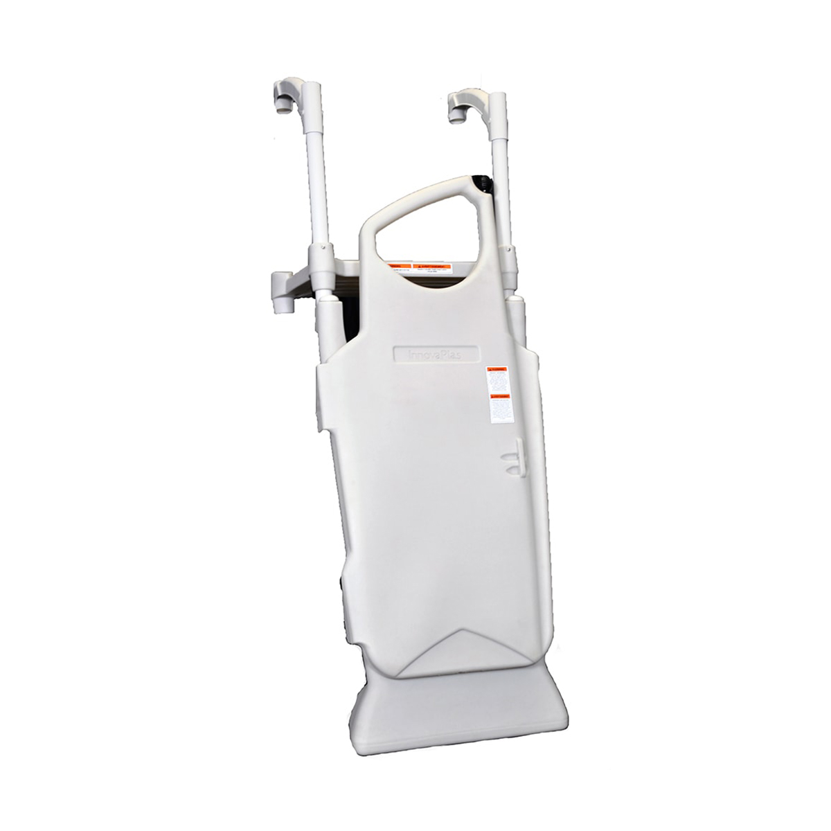 InnovaPlas Outdoor Ladder with Safety Gate - Pearl Gray