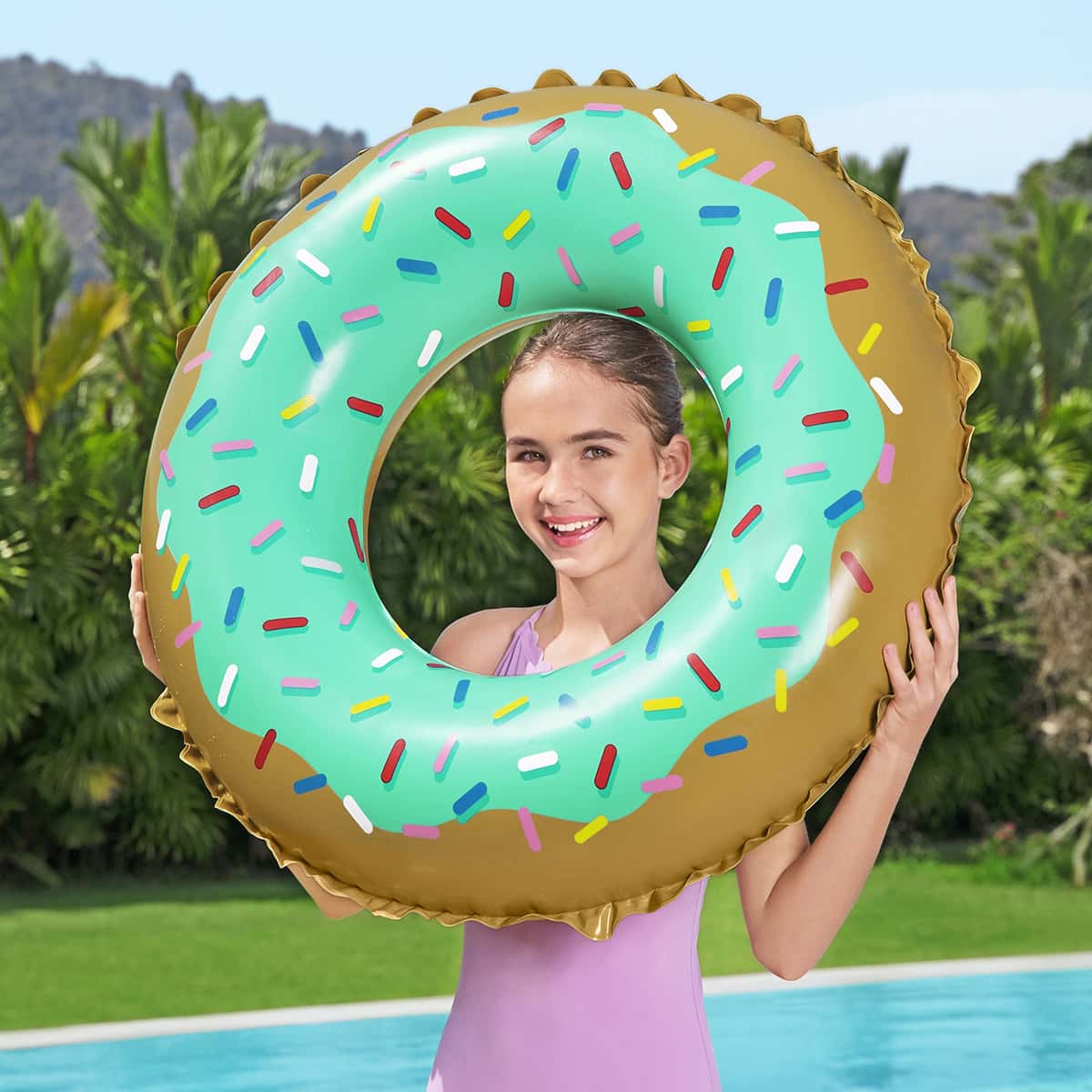 Anneau de nage beigne sucré - 36