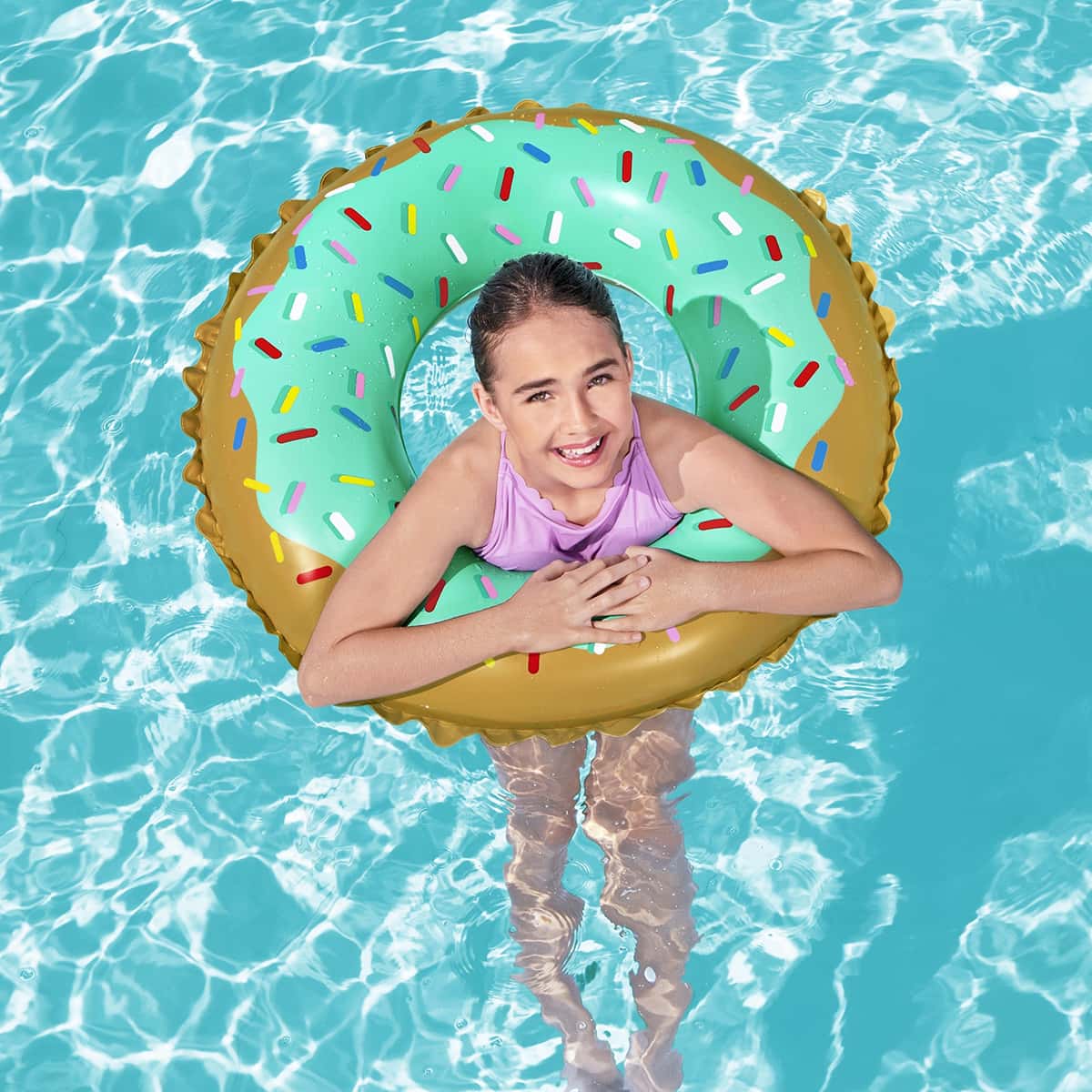 Anneau de nage beigne sucré - 36