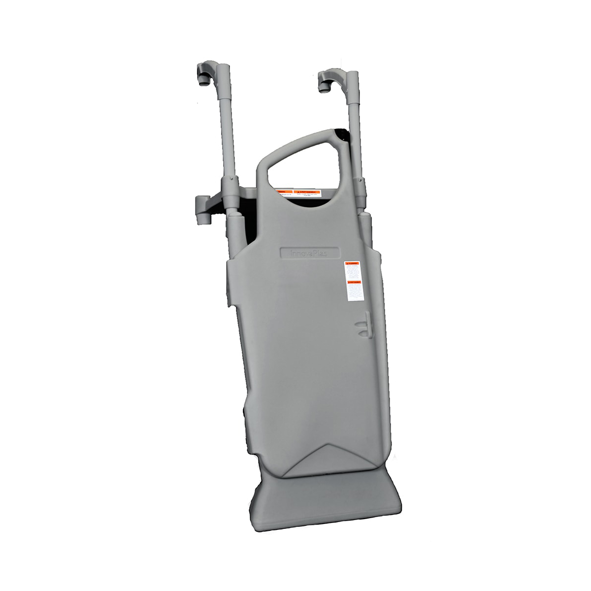 Échelle extérieure InnovaPlas avec porte sécuritaire - Gris foncé