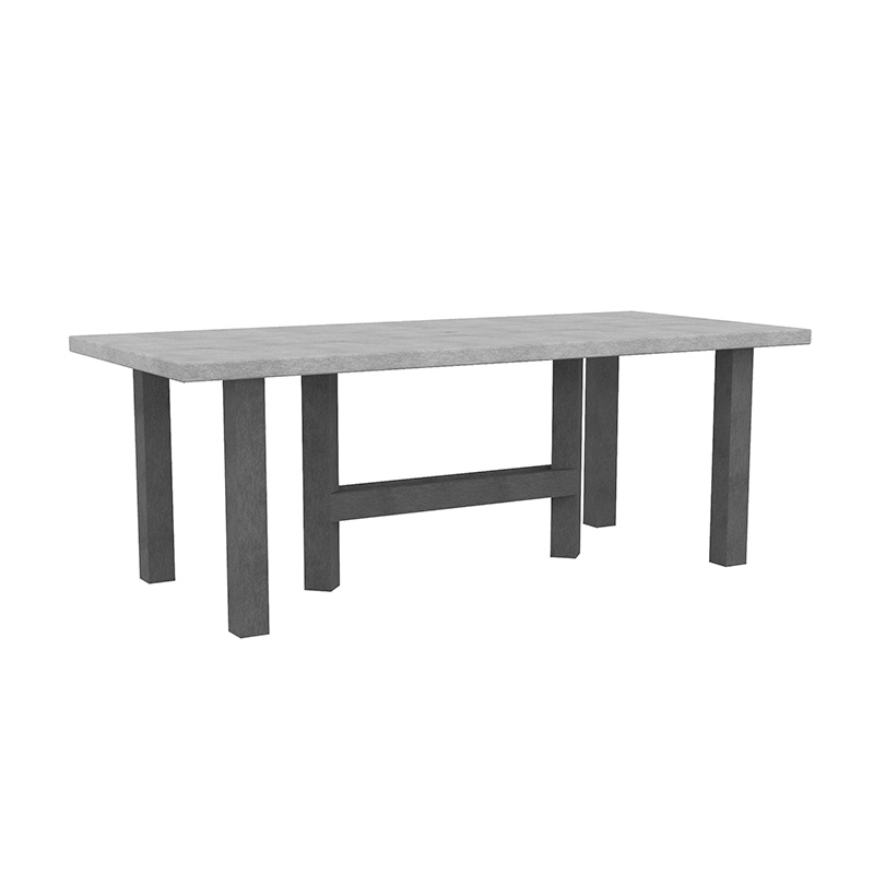 Napa Charcoal dining set - 6 chairs and table