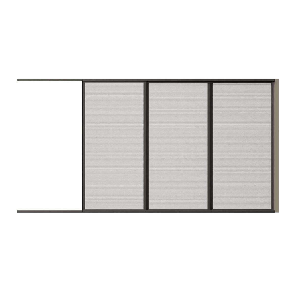 Ensemble 3 portes moustiquaires série euro - Gazébo Oslo