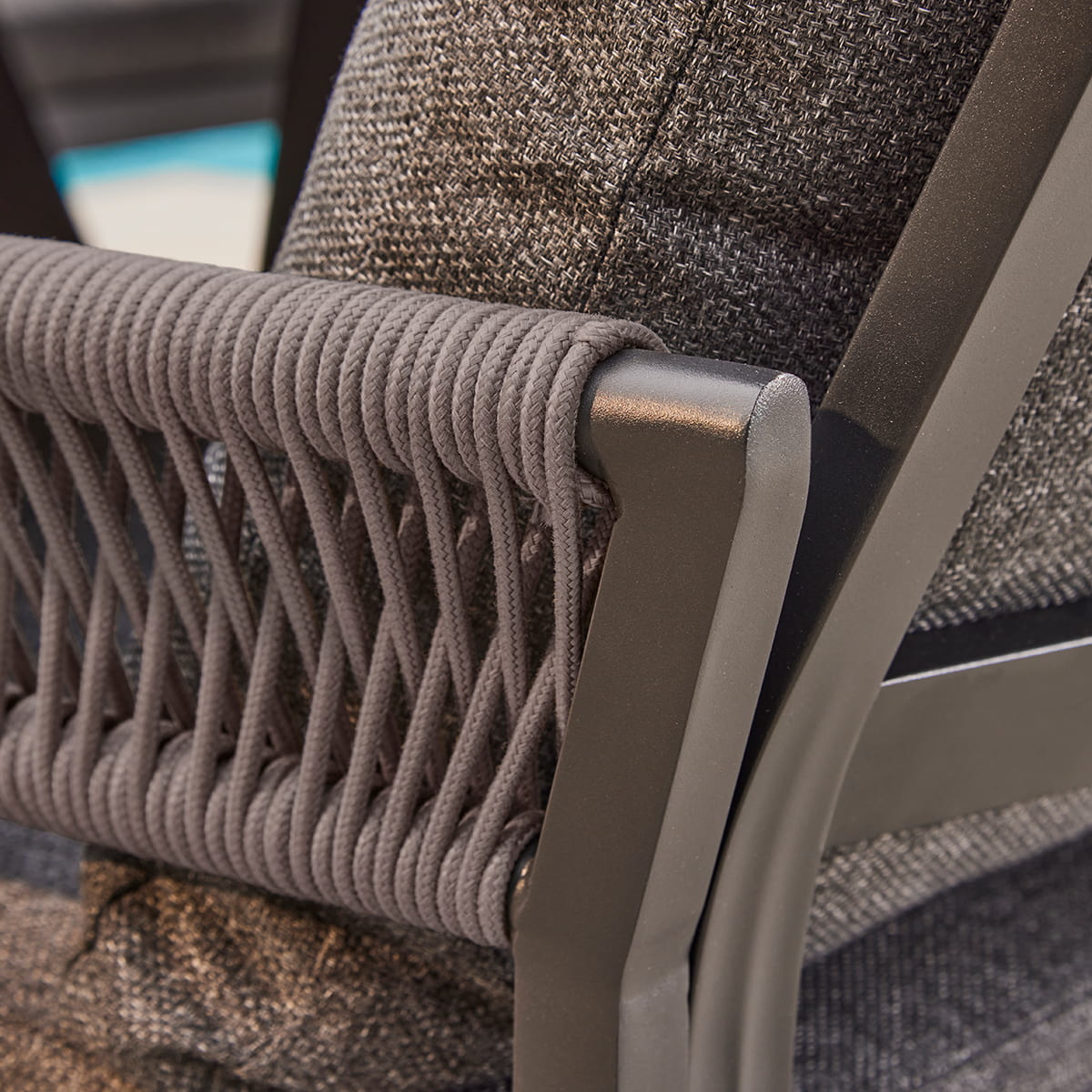 Azalea dining set - 8 chairs and square table