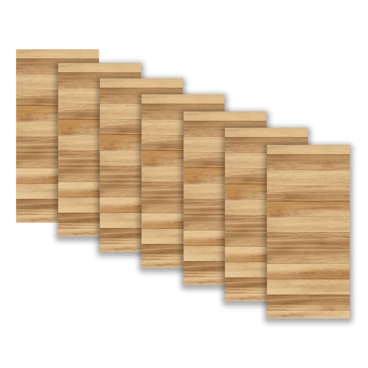 Ensemble de 7 panneaux muraux intérieur cèdre gazébo Oslo