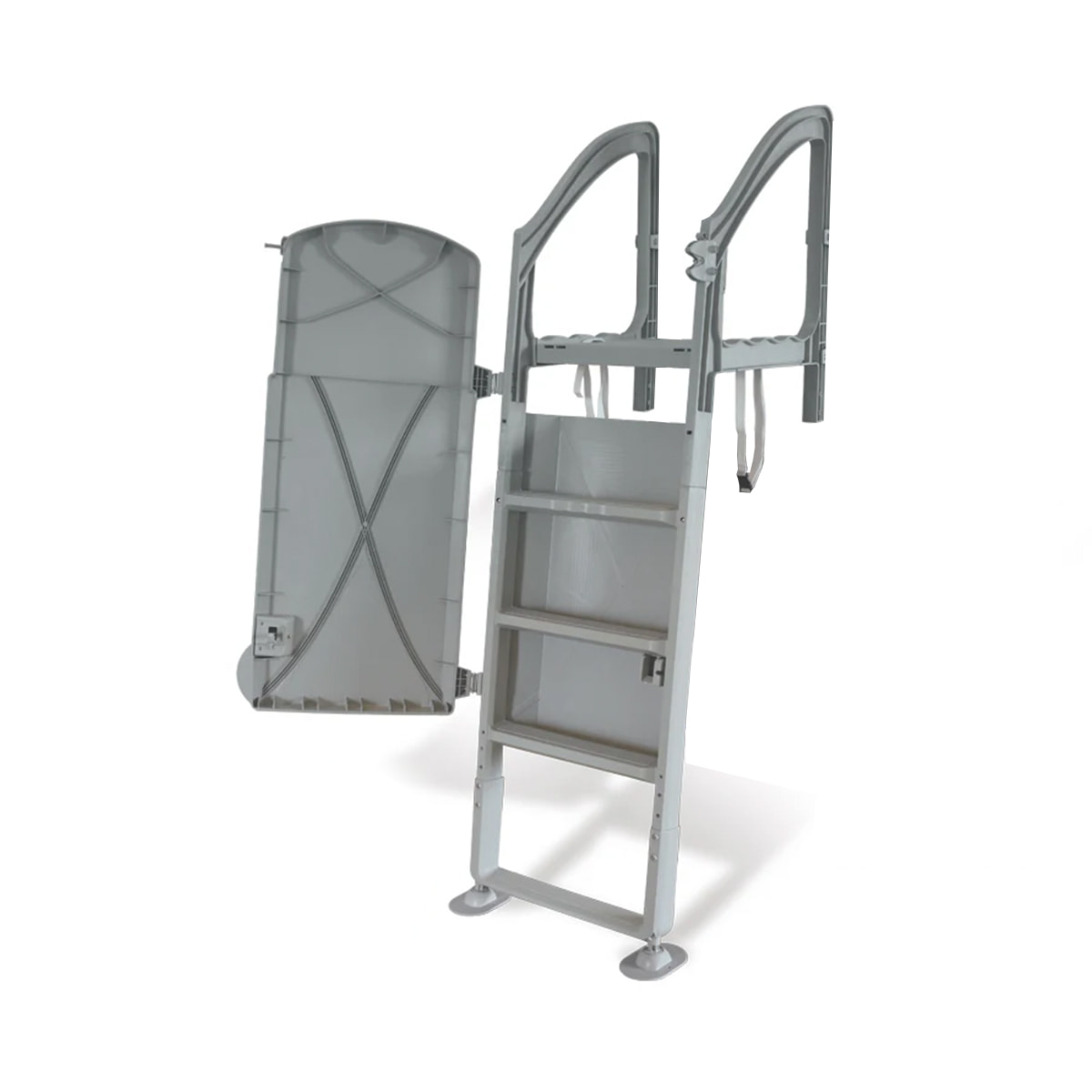 Échelle avec attache courroies extérieur