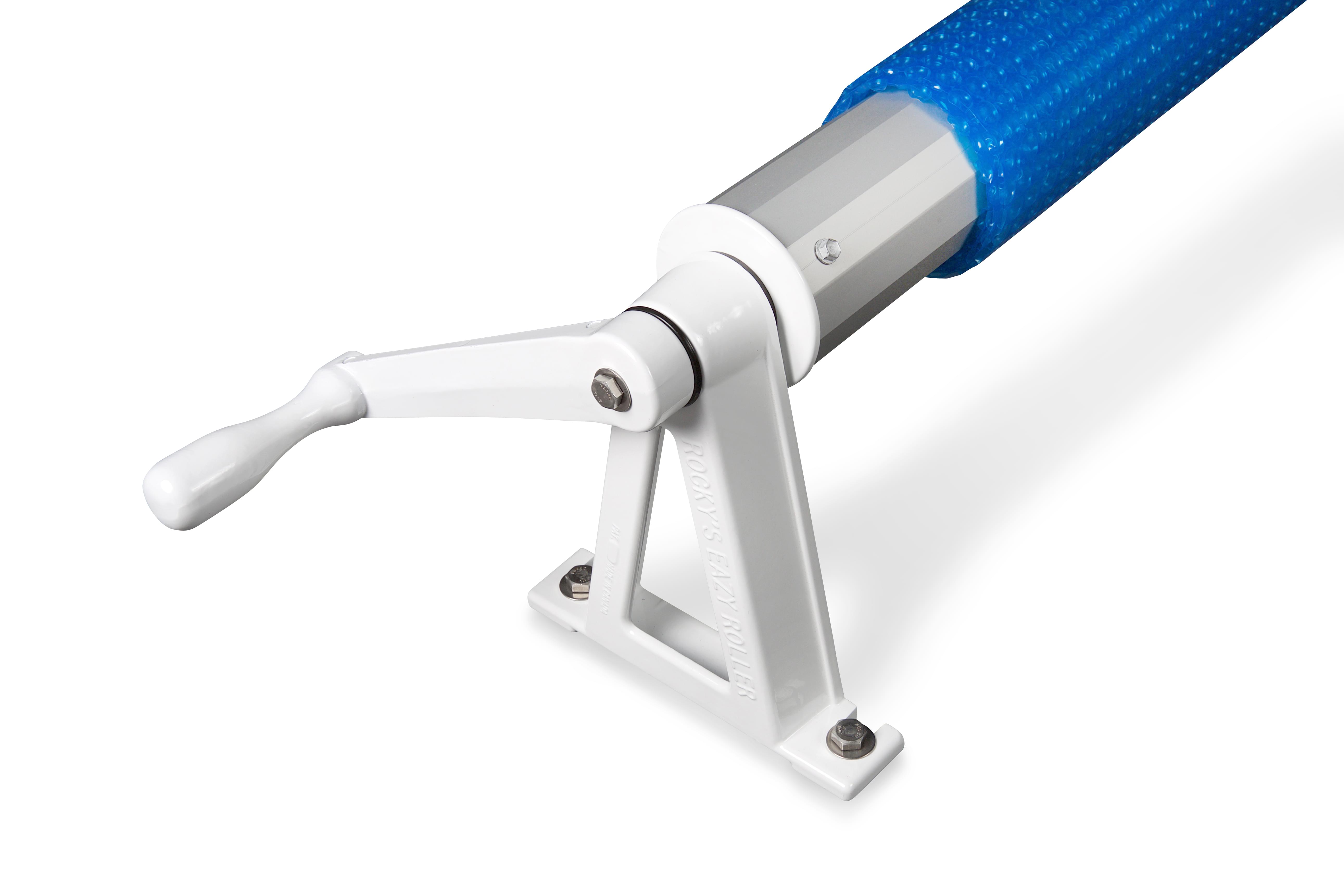 Système d'enrouleur solaire permanent Eazy Rocky 4A pour piscine creusée