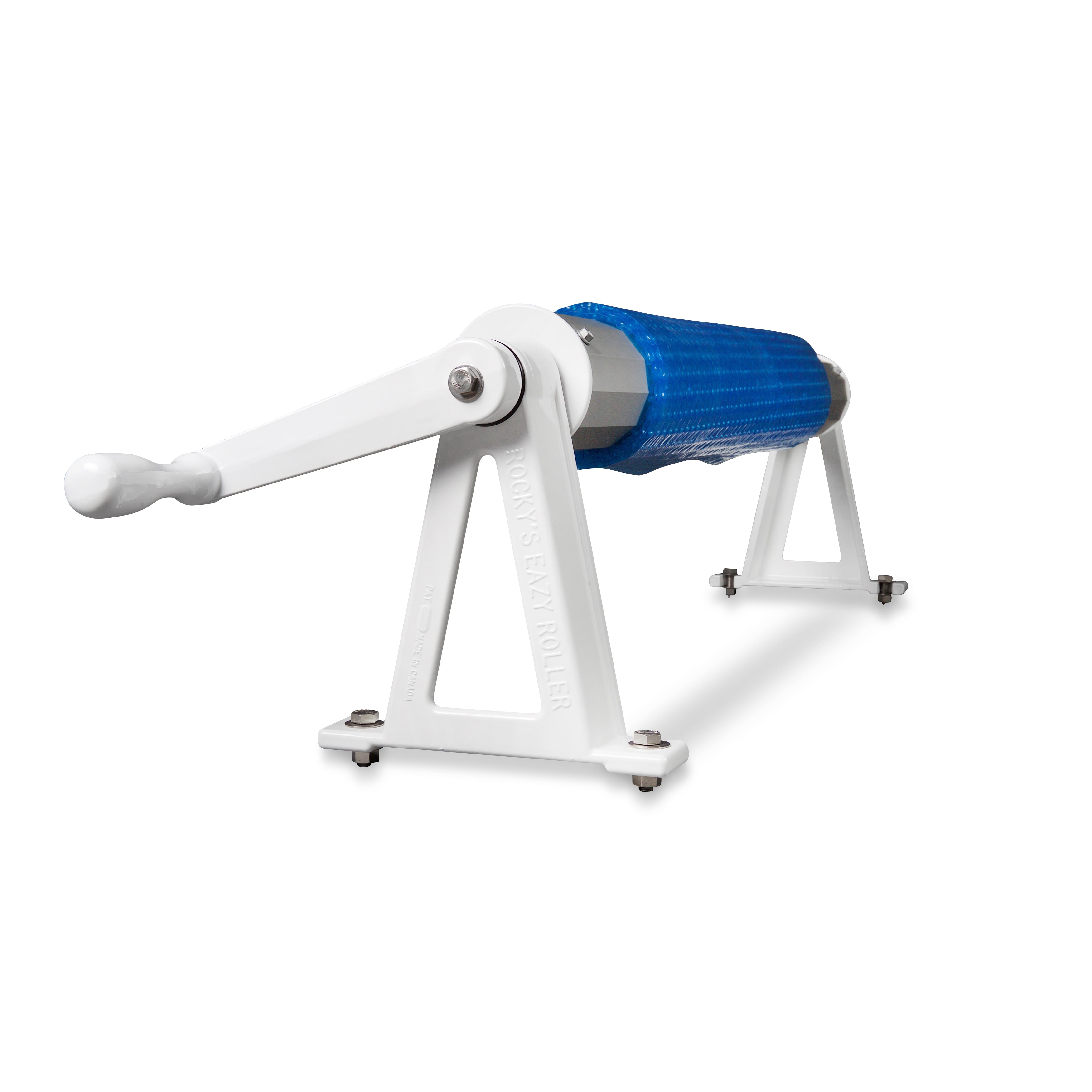 Système de rouleau solaire permanent Eazy Rocky's 4A pour les piscines creusées avec tube de 24 pieds inclus