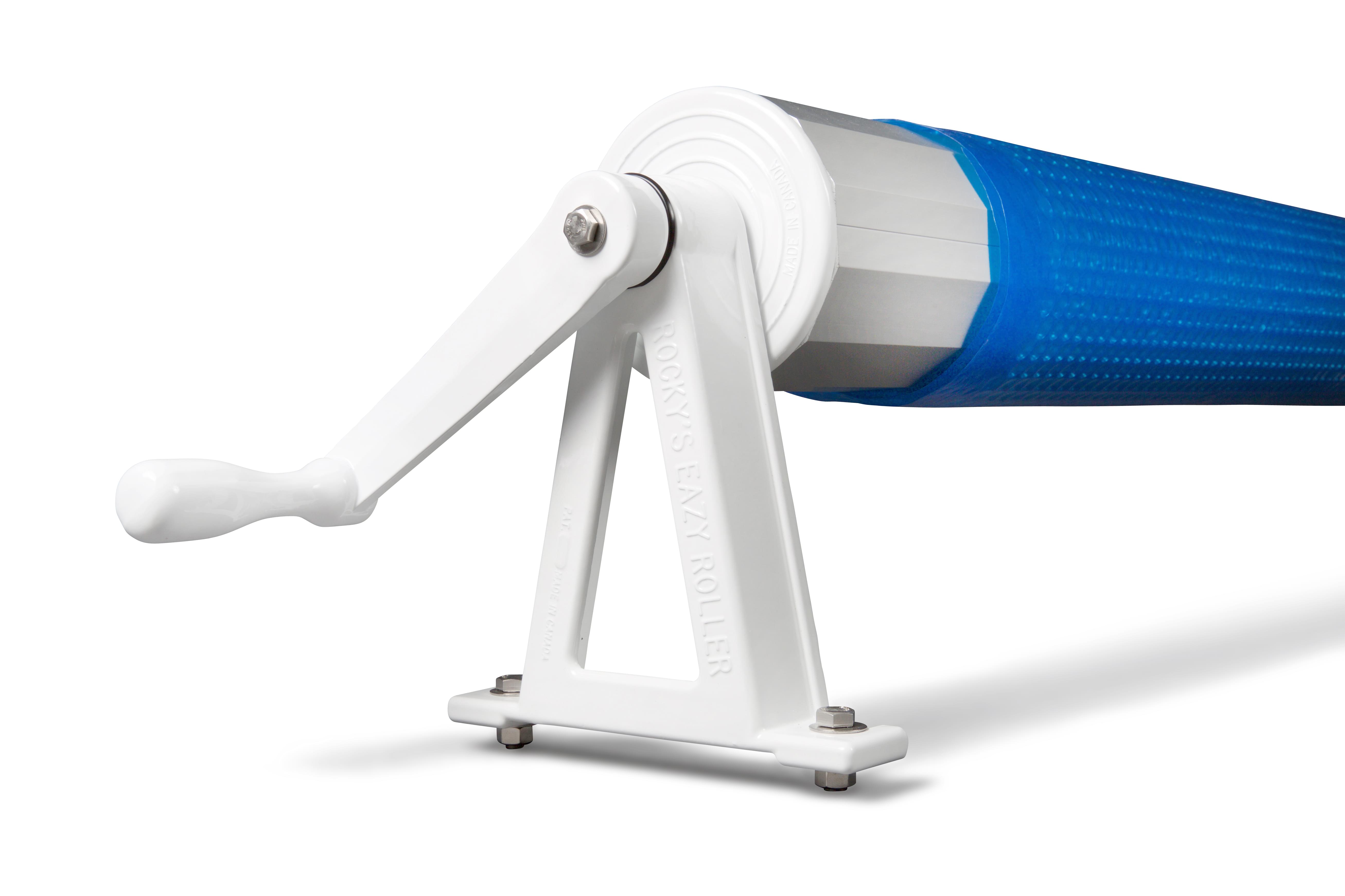 Système d'enrouleur solaire permanent Eazy Rocky 4A pour piscine creusée