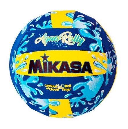 Aqua Rally Water-Resistant Ball Blue and Yellow
