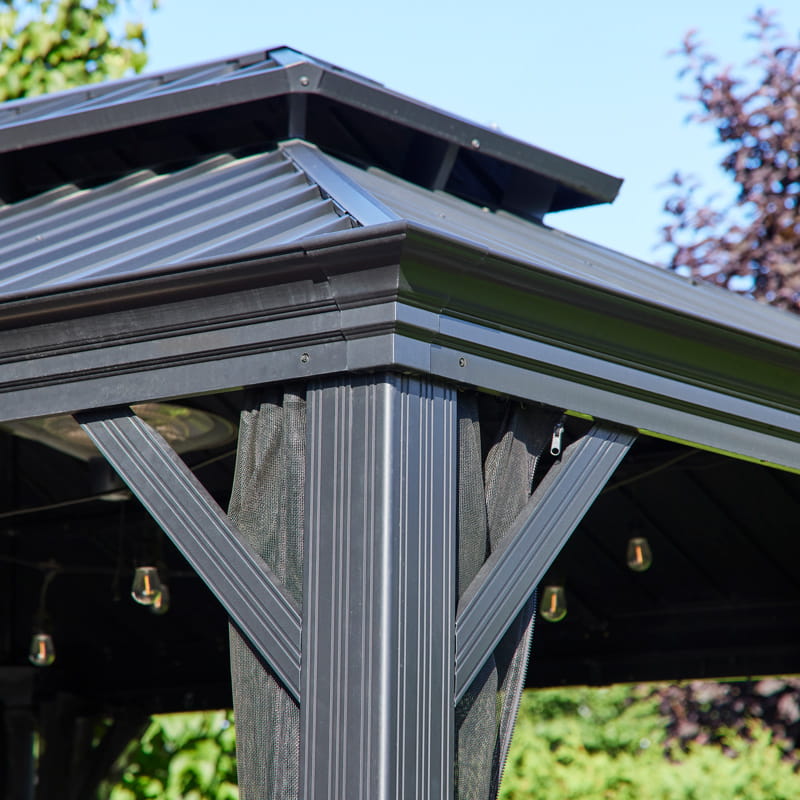 Gazebo Porto 10' x 10' - Anthracite