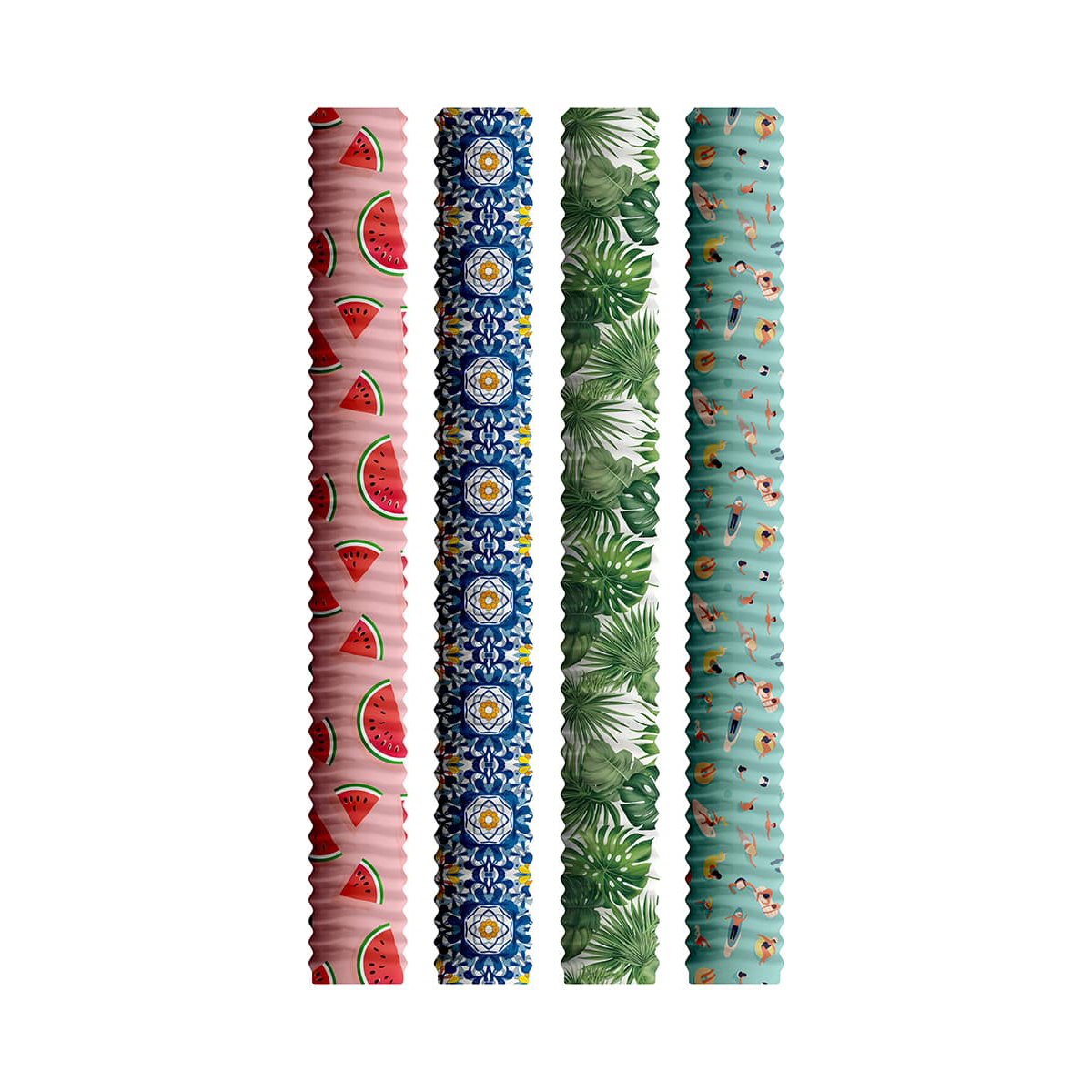 Assorted Noodles 5.5''x46'' - Watermelon/Foliage/Bathing/Azure