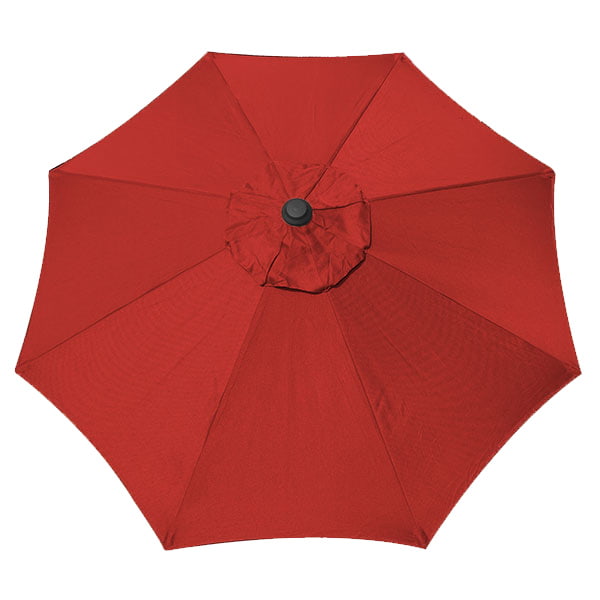 Market umbrella 7' (2,3 m) - Black - Red