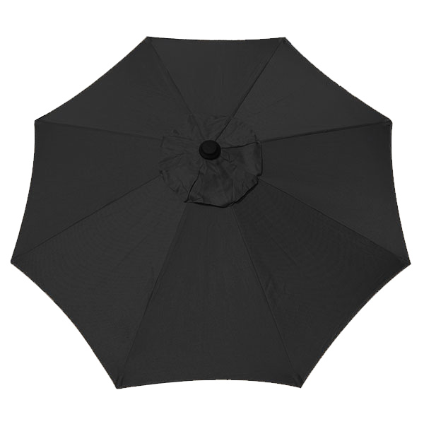 Market umbrella 7' (2,3 m) - Black - Black