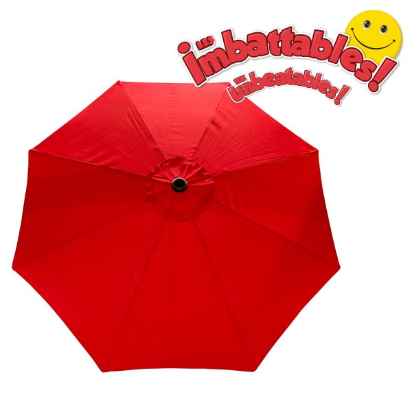 Market umbrella 9' (2,7 m) - Black / Red