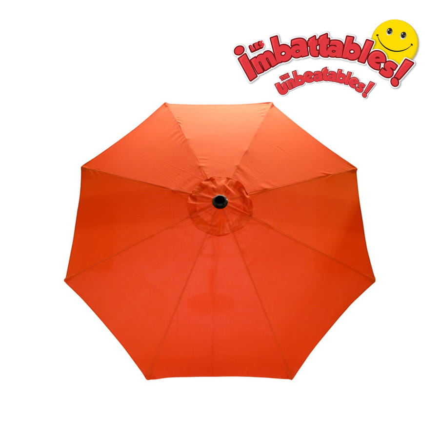 Market umbrella 9' (2,7 m) - Black / Orange