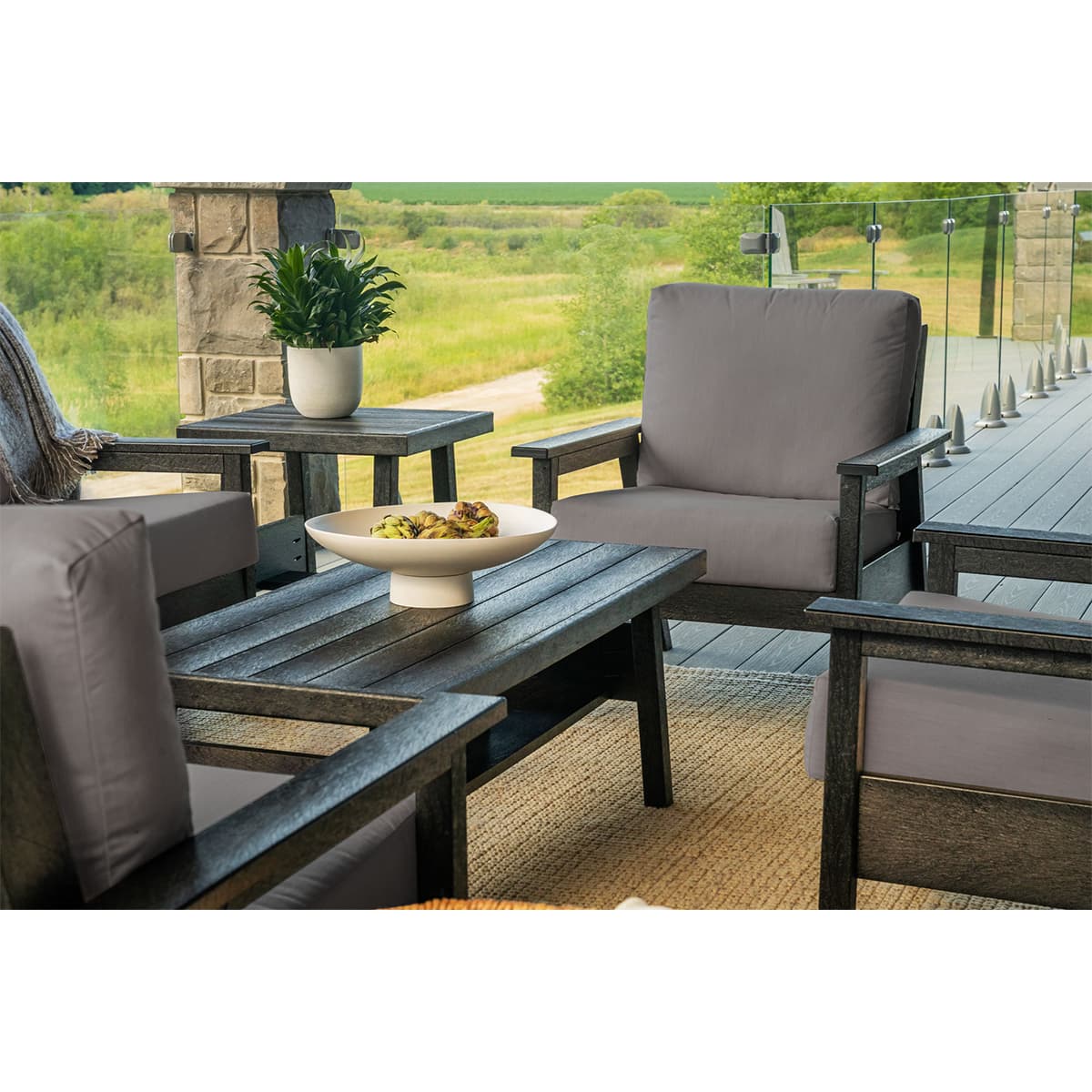 Tofino chair piece frame - Black