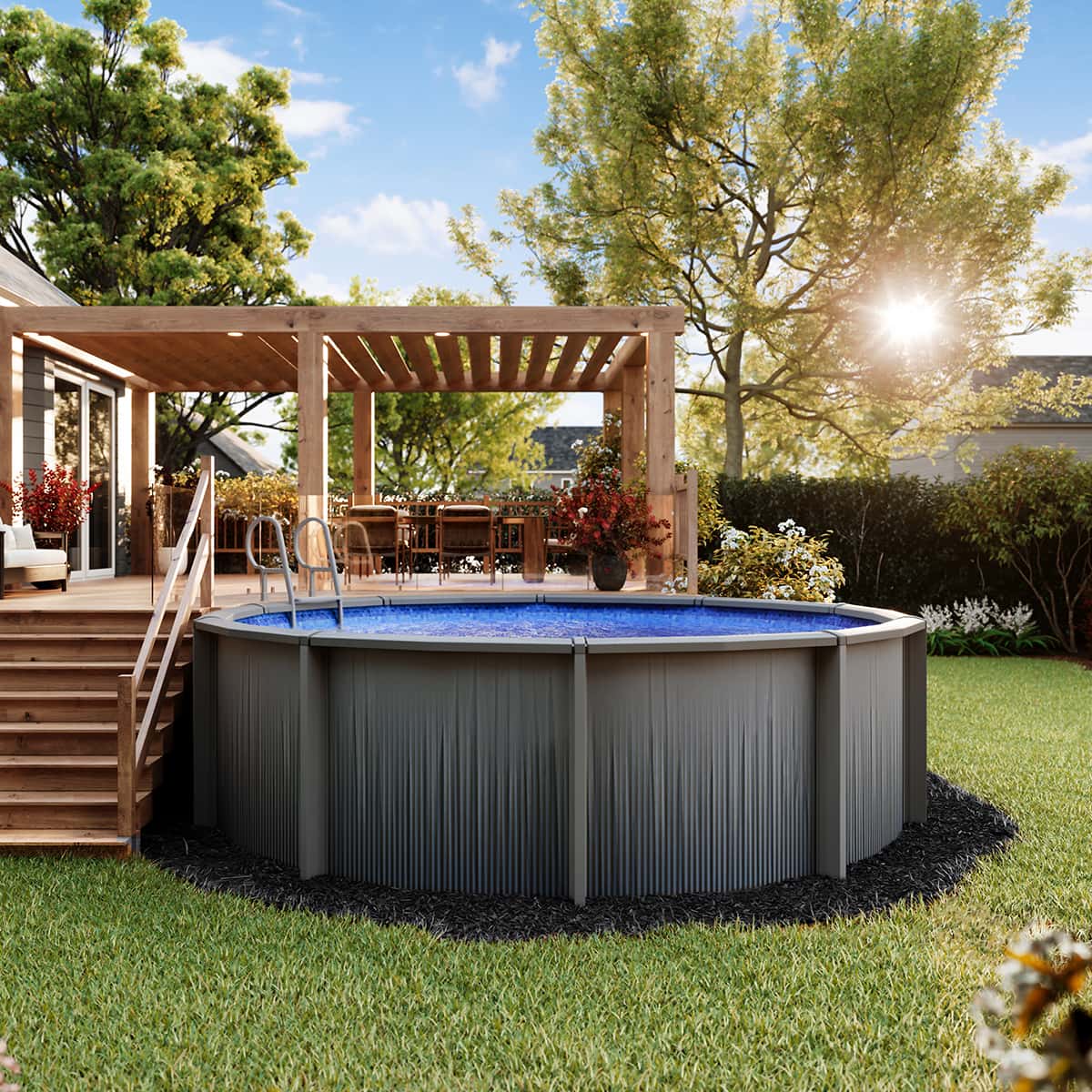 Banff Round Above Ground Pool - 15'