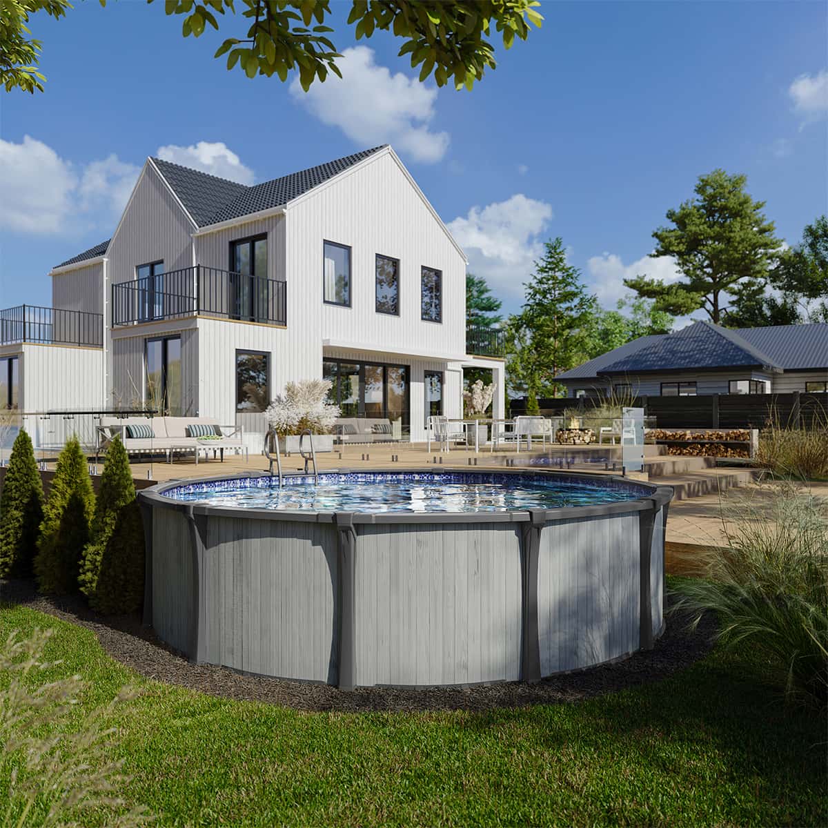 Piscine hors terre Villa - Ronde 18'