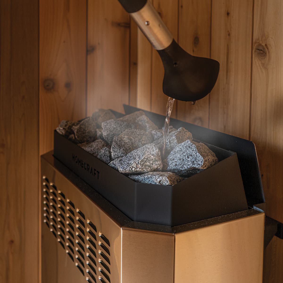 6' x 6' Red Cedar Outdoor Sauna