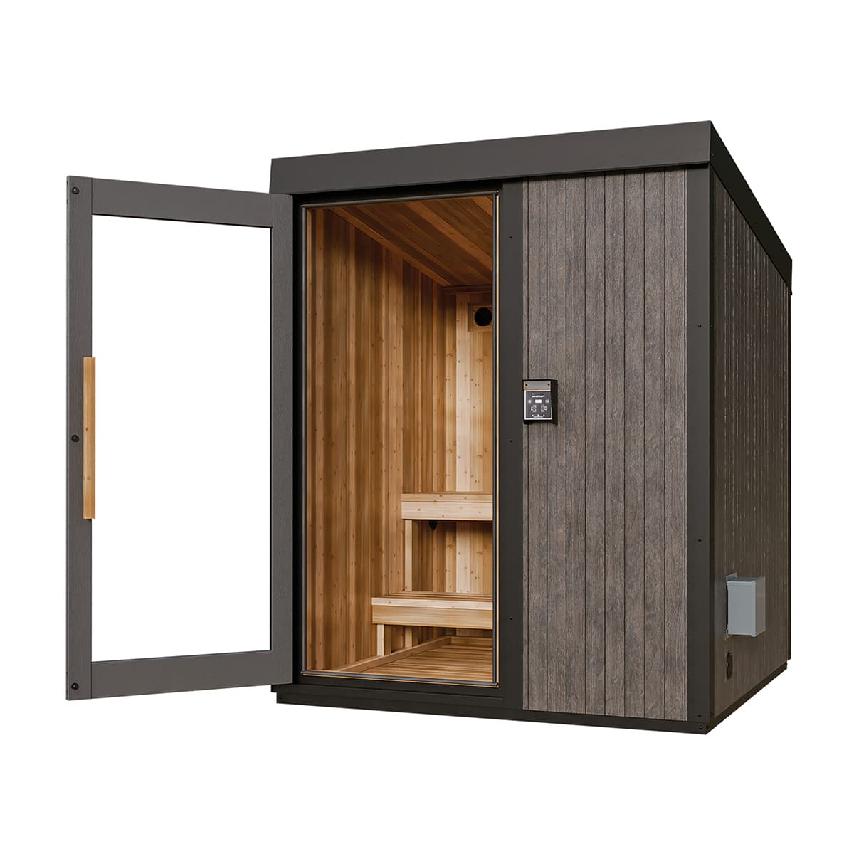 6' x 6' Red Cedar Outdoor Sauna