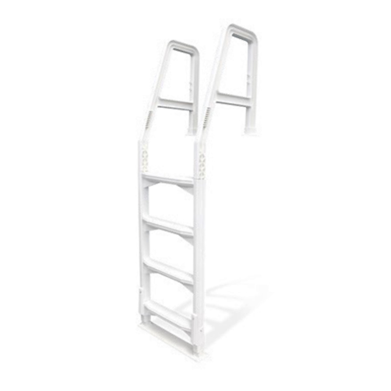 Resin Pool Ladder for Deck - White