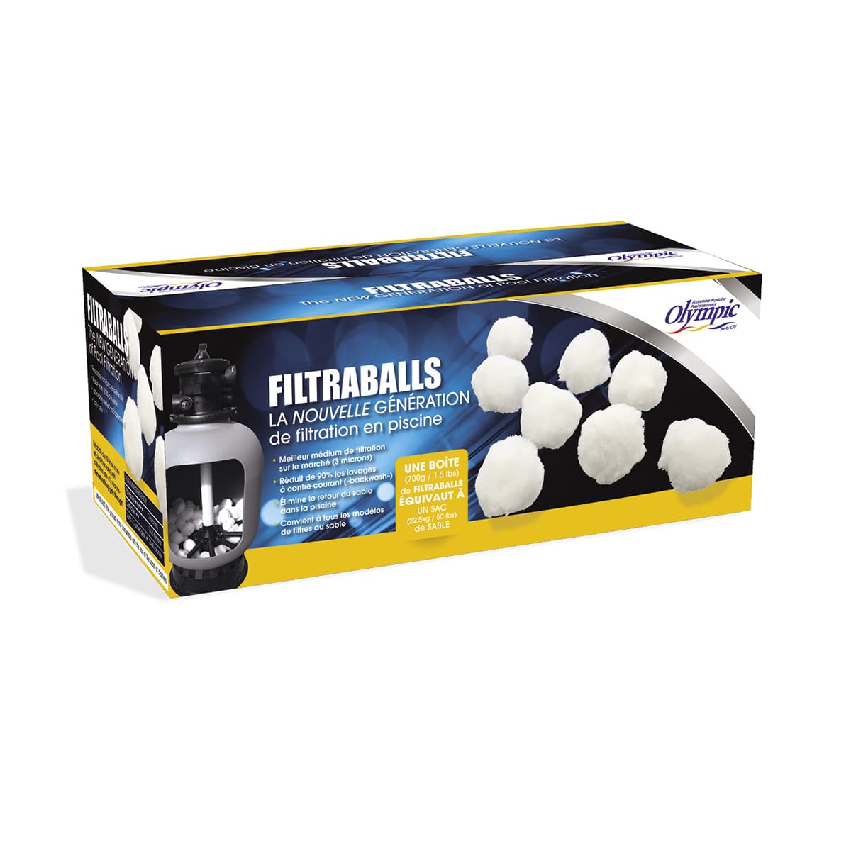 Filtraballs réutilisable non toxique et écologique