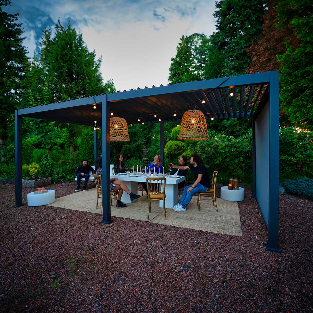 Cosa Manual Pergola 10' x 20'